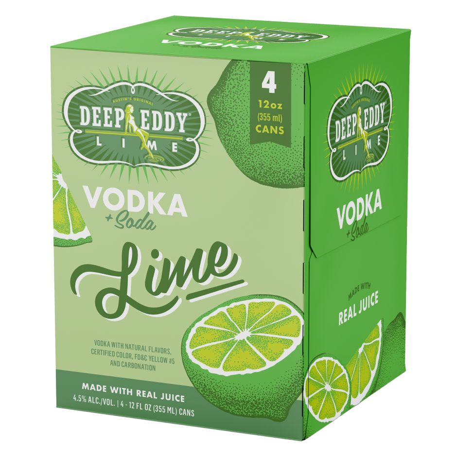 Deep Eddy Rtd Vodka & Soda Lime 4Pk Cans Goody Goody Liquor