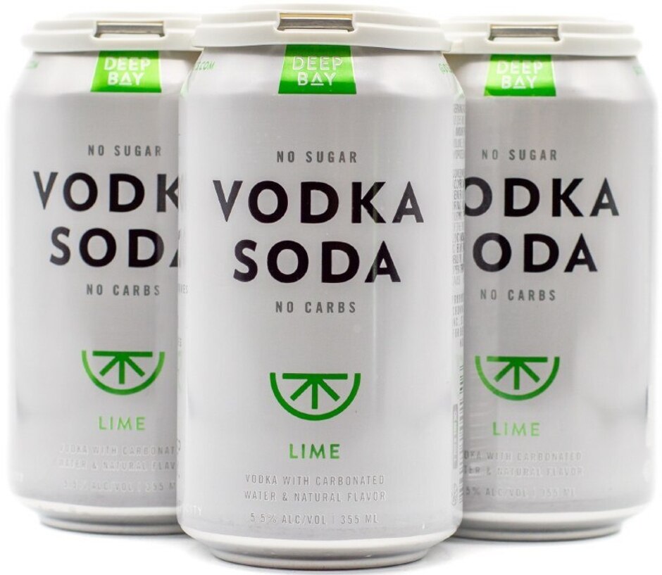 Deep Bay Vodka Soda Lime 4Pk Cans Goody Goody Liquor