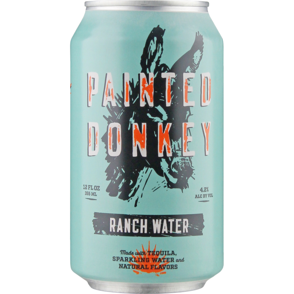 Painted Donkey Hard Seltzer Ranch Water 6-Pk Cans