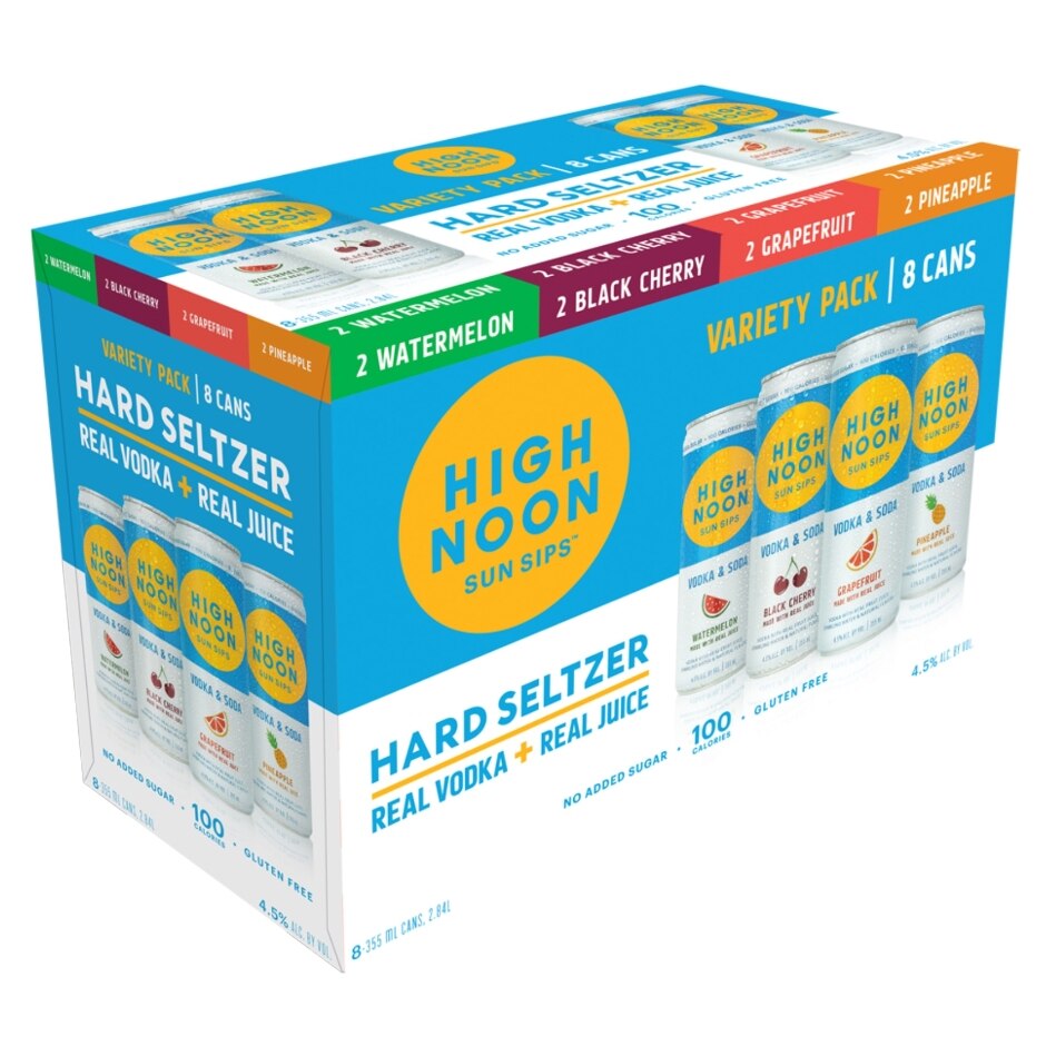 High Noon Hard Seltzer Variety Pack 8Pk Cans Goody Goody Liquor