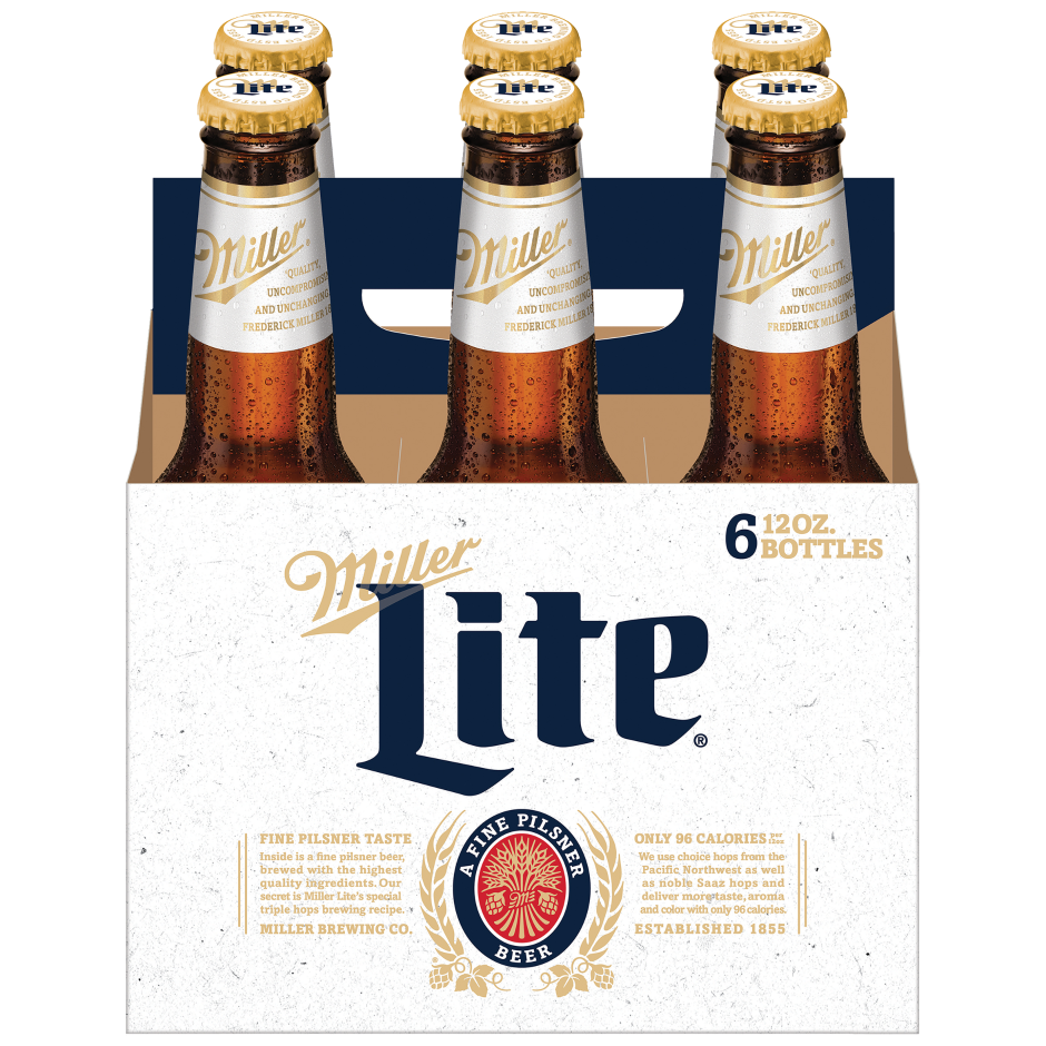 Miller Lite 6Pk Bottles