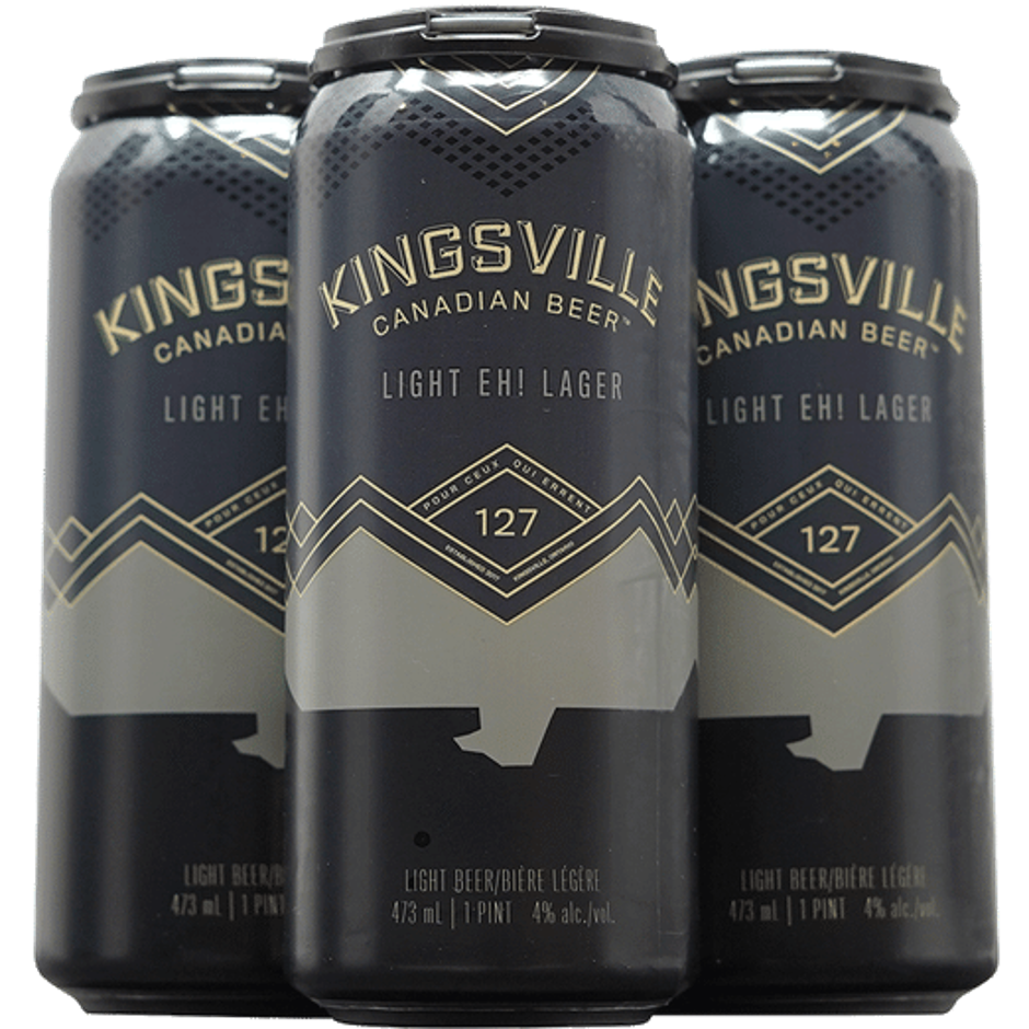 Kingsville Light Eh Lager 4Pk Cans Goody Goody Liquor