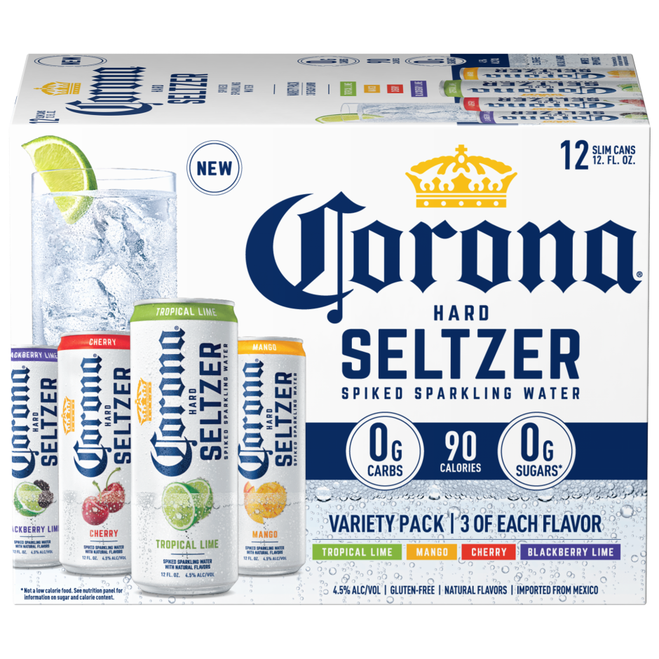 Corona Seltzer Variety 12 Pack Cans Goody Goody Liquor
