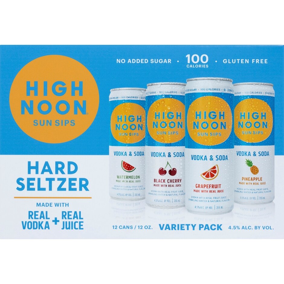 High Noon Hard Seltzer Variety Pack 12Pk Cans